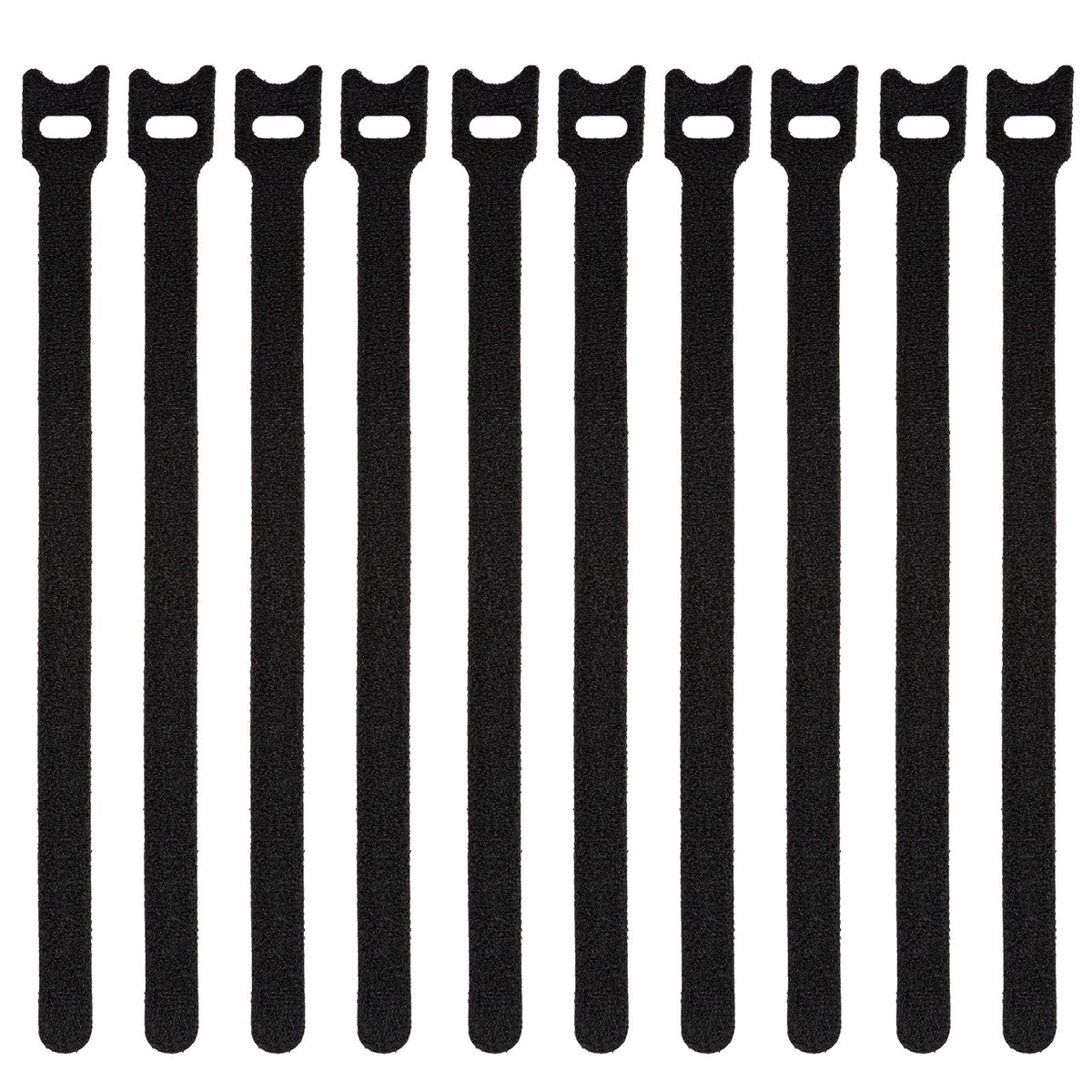 Focus Camera Hook-and-Loop Fastening Cable Ties (9-Inch x 1/2-Inch, 10-Pack)