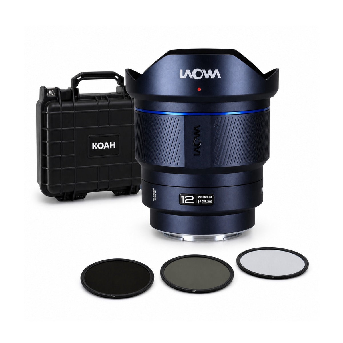 Laowa 12mm f/2.8 Lite Zero-D FF with 72mm 3-Piece Lens Filter Kit (Bundle)
