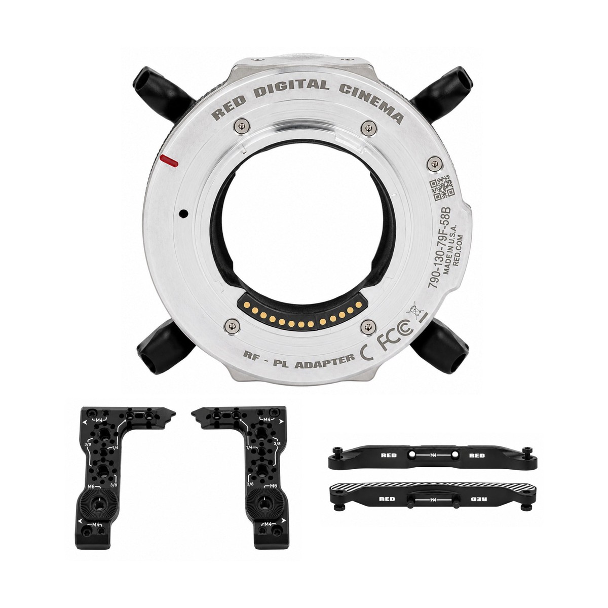 RED Digital Cinema KOMODO RF-to-PL Adapter Pack with Side Ribs, Support Brackets and Shim Pack