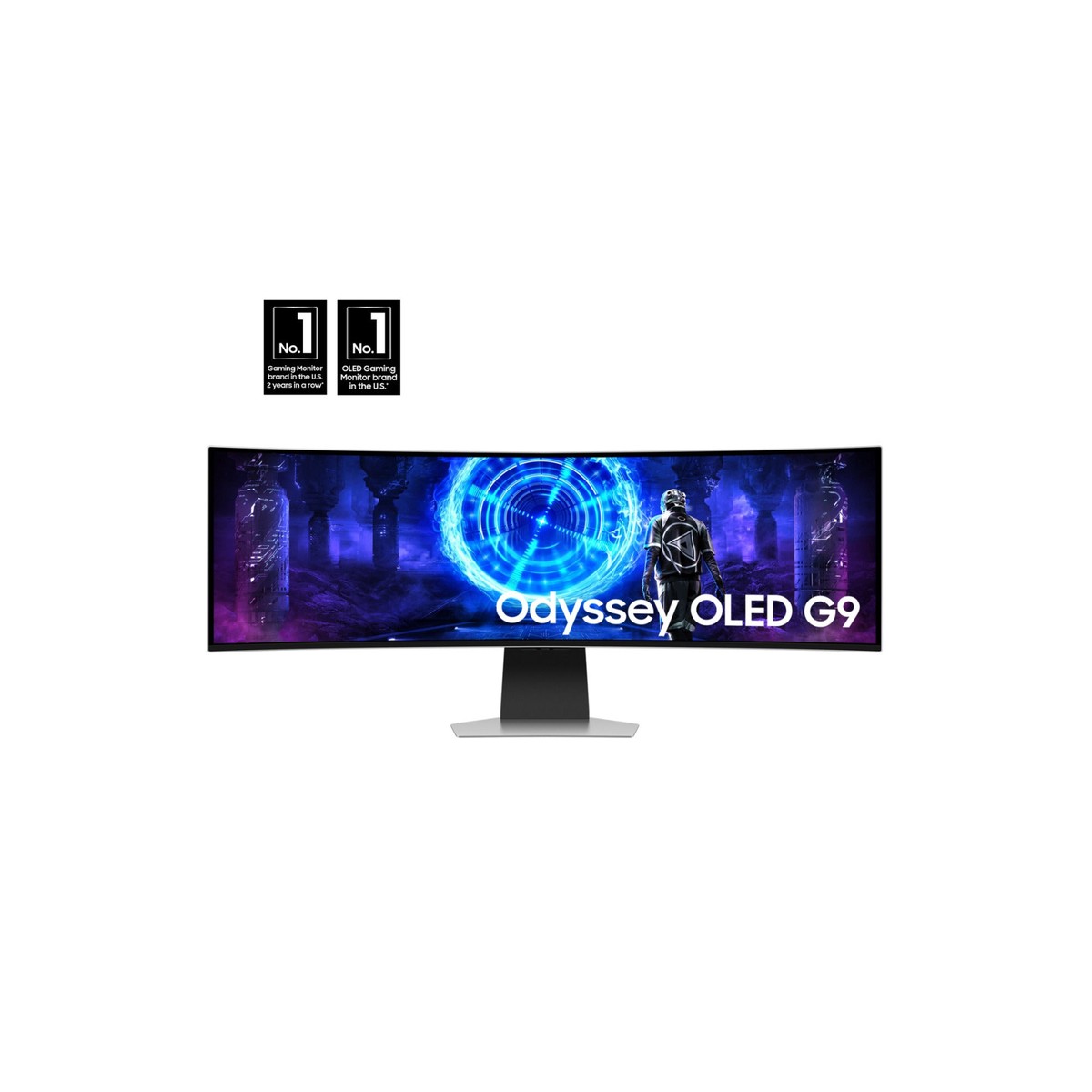 Samsung Odyssey QD-OLED G9 G95SD 49-Inch 240 Hz Curved Ultrawide Gaming Monitor (Open Box)