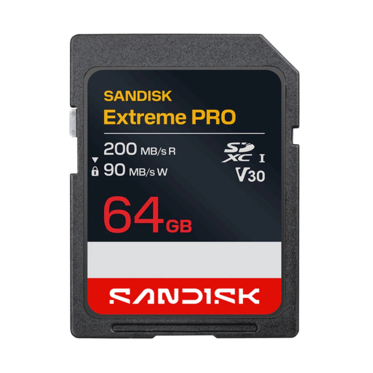SanDisk Extreme PRO 64GB SDXC UHS-I Memory Card with 200MB/s Read Speed and Waterproof Construction