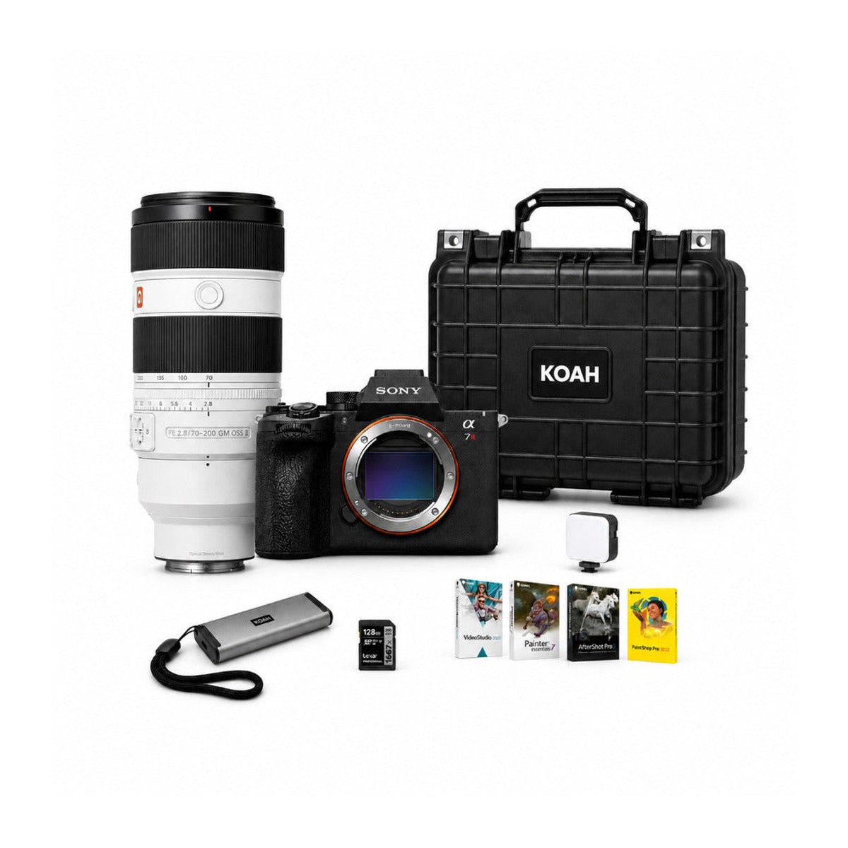 Sony a7R VI Mirrorless Camera with 70-200mm f/2.8 GM OSS II Lens and Accessories Bundle