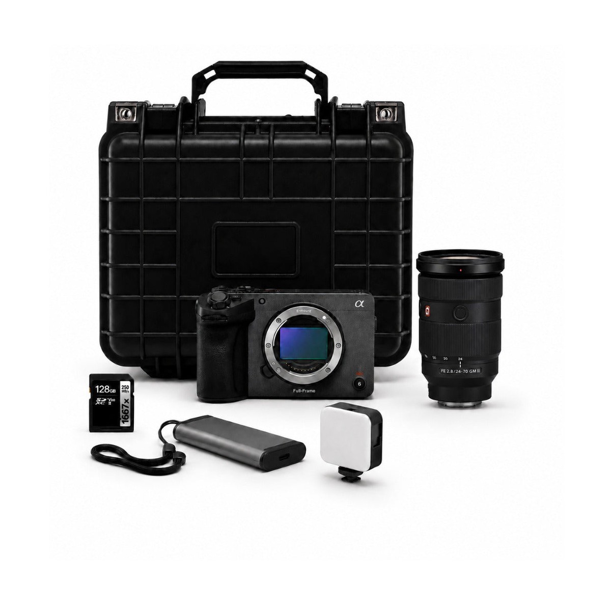 Sony FX5 5K Cinema Camera Bundle with 24-70mm f/2.8 GM II Zoom Lens, 128GB Memory Card, and More