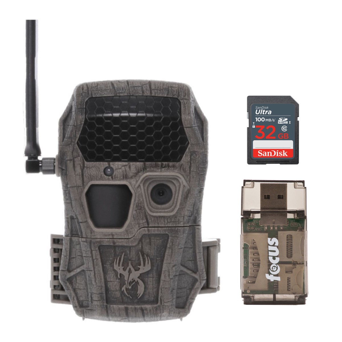 Wildgame Innovations Encounter XT Cellular 26MP Trail Camera with 720p Video Capture Bundle