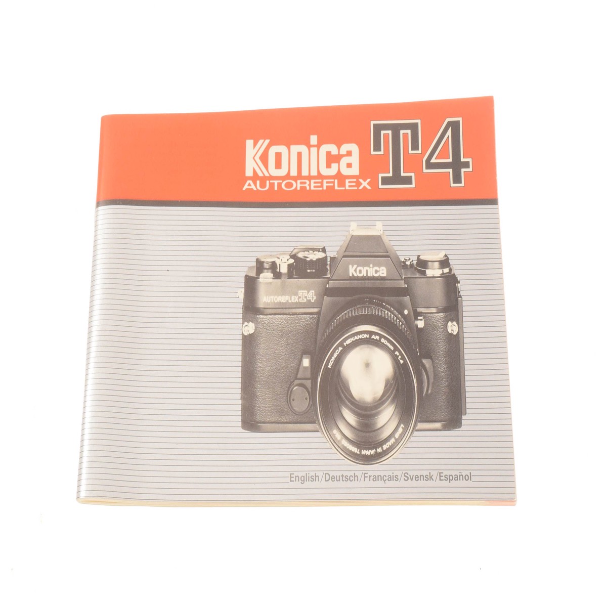 New Arrival Konica Autoreflex T4 Instructions