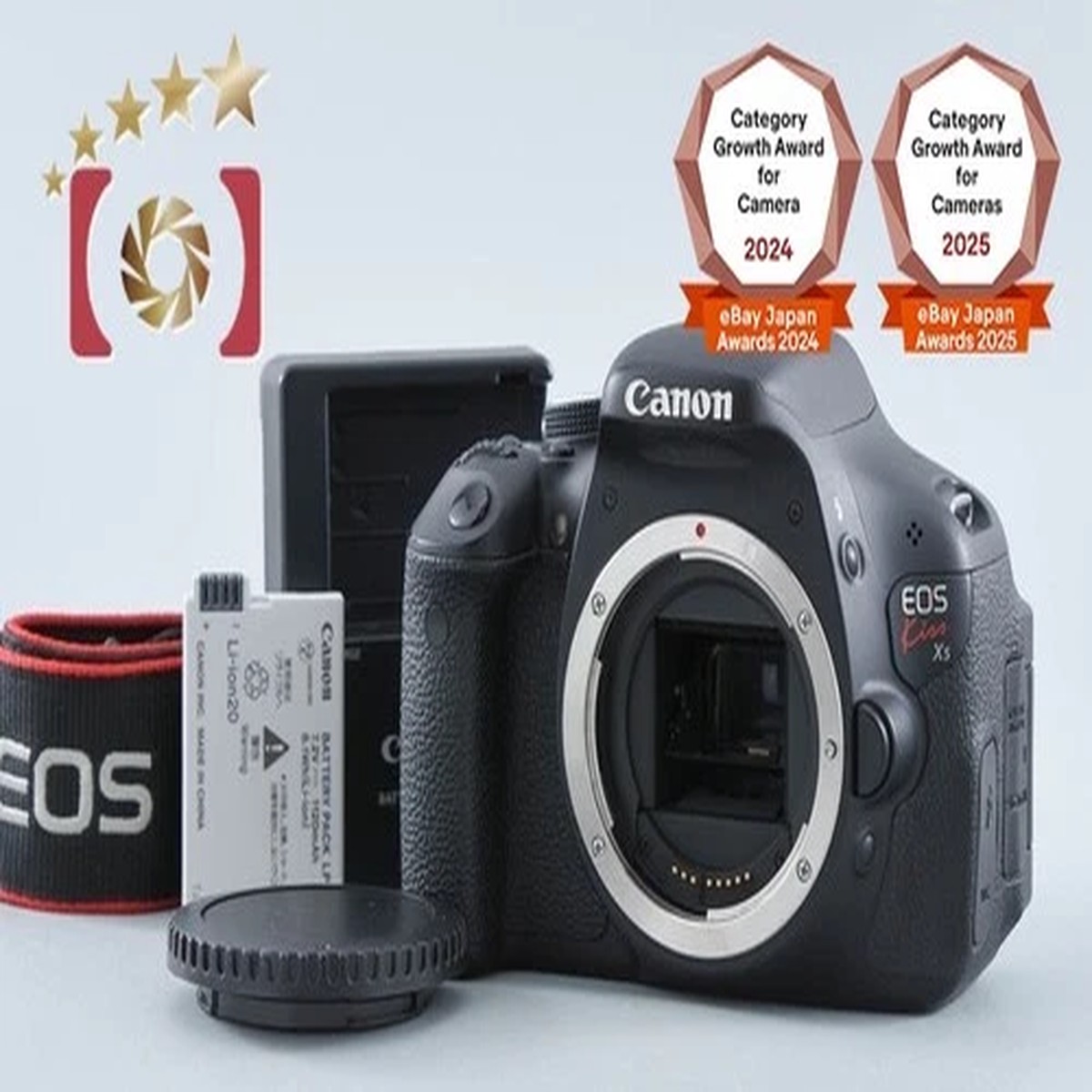 "Count 5,208" Canon EOS Kiss X5 / Rebel T3i / 600D 18.0 MP DSLR Camera Body