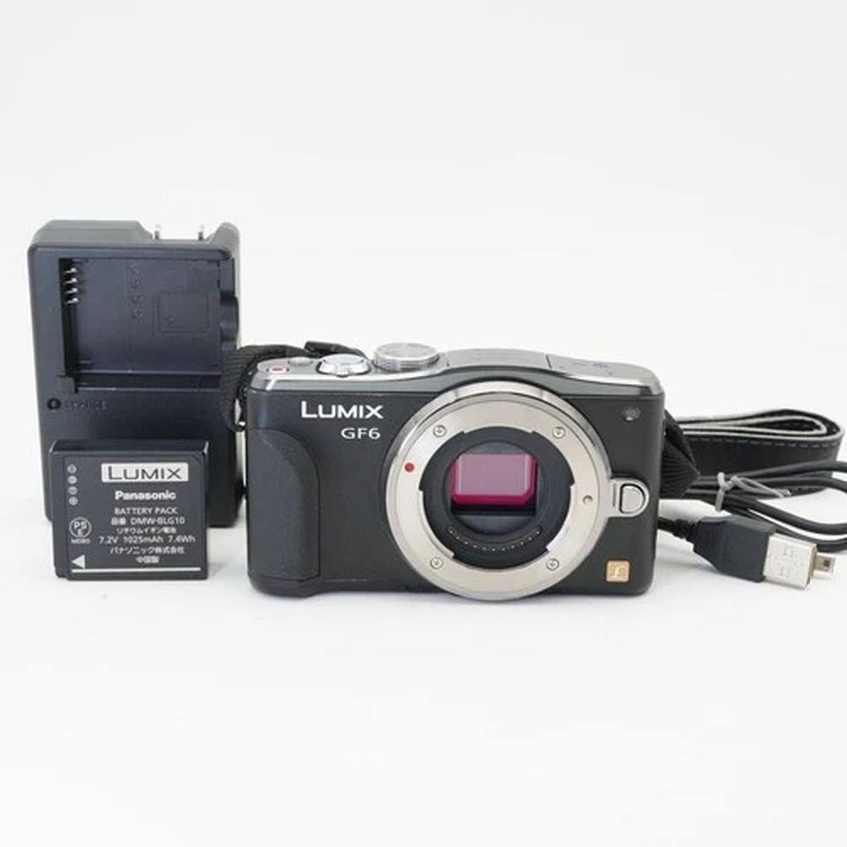 , tested and working, Panasonic LUMIX DMC-GF6 Black Digital SLR Camera
